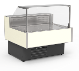Витрина холодильная Cryspi GAMMA QUADRO 1200 LED с боковинами