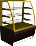 Витрина кондитерская Carboma K70 VM 1,3-1 LIGHT (ВХСв - 1,3д)