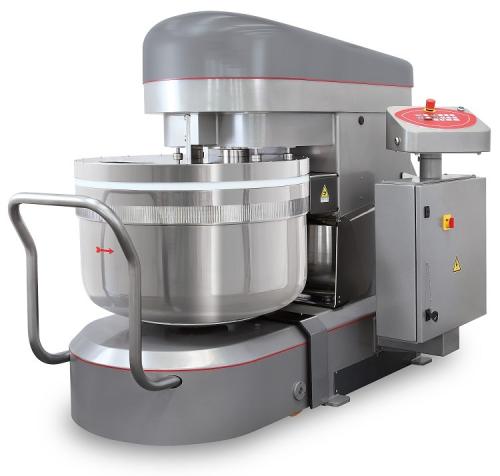 Тестомес спиральный с подкатной дежой APACH BAKERY LINE L-R 120 EP с датчиком температуры