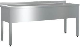 Ванна котломоечная ВКП Ш 1 (L=1200, S=700, H=850-870, G=360)