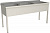Ванна моечная трехсекционная цельнотянутая с бортом ВМЦ-3/16/7-Б